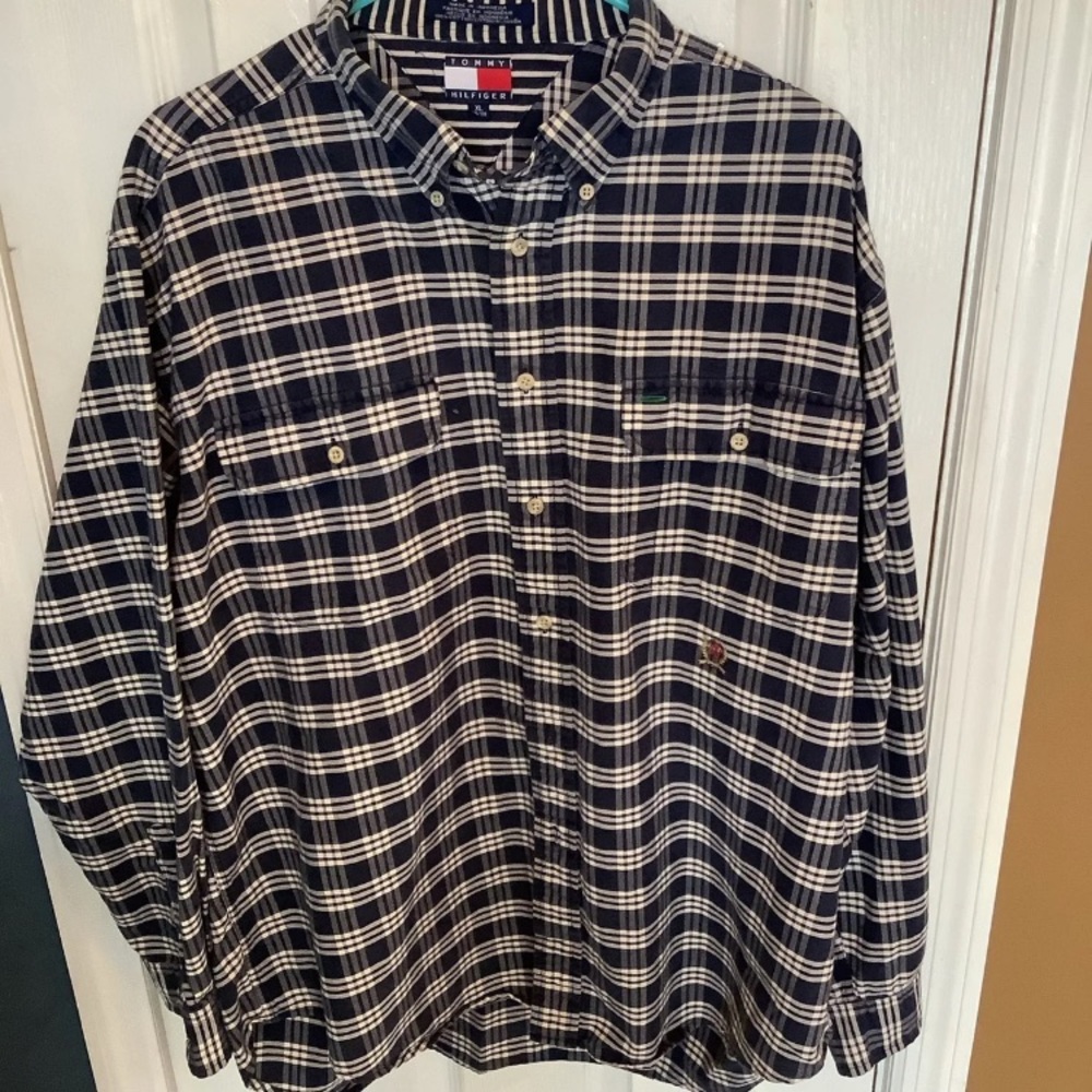 Tommy Hilfiger Plaid Button Down